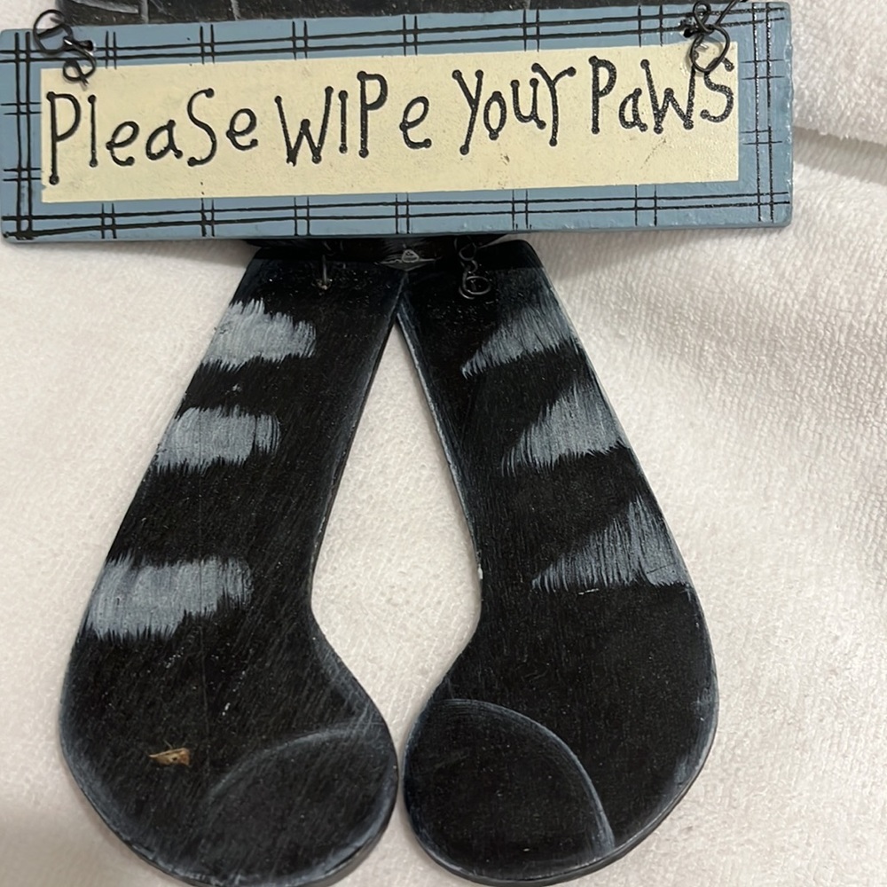 Please Wipe Your Paws Sign - Picture 5 of 6